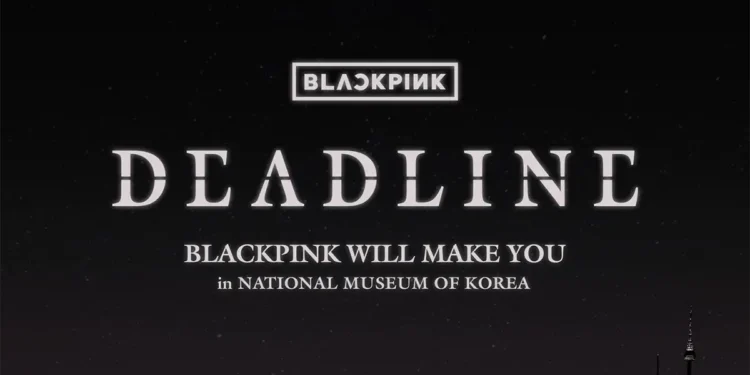 블랙핑크 새 앨범 데드라인 공개 홍보 타이틀