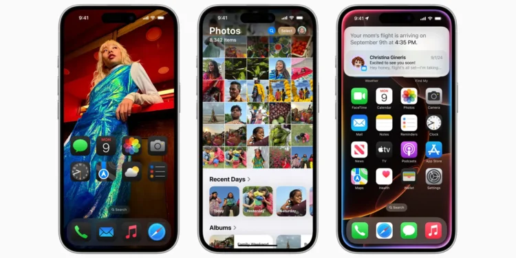 애플 iOS18 관련 소개 이미지