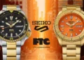SEIKO 5 Sports x FTC 40주년 기념 한정판, 스케이트 씬의 완벽한 아카이브 SEIKO 5 Sports x FTC